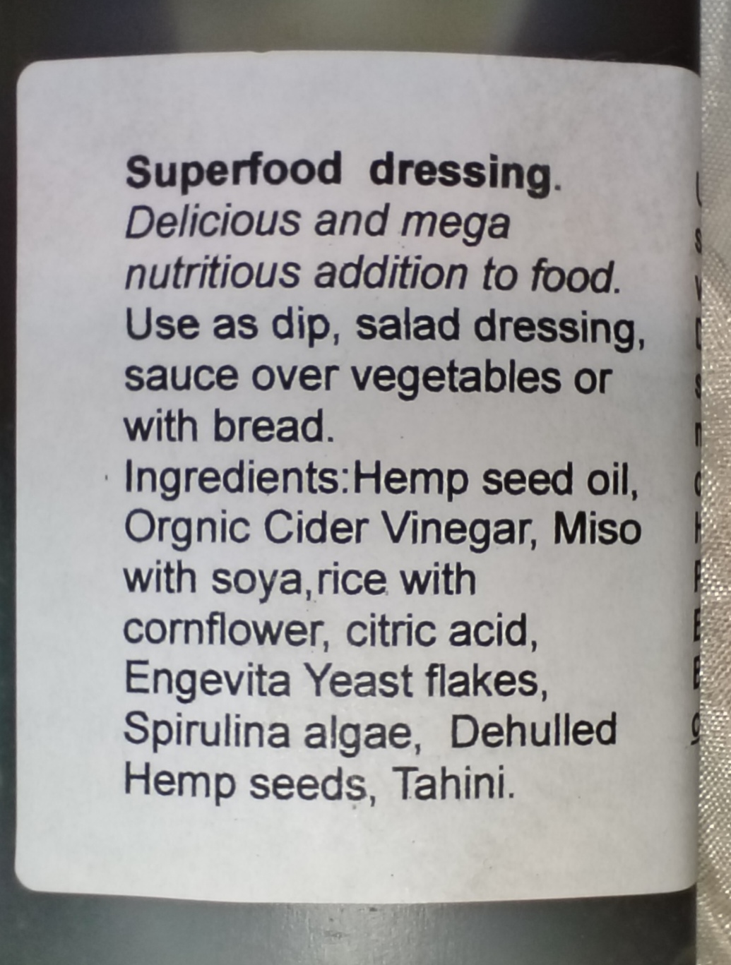 Super food salad dressing / Green sauce - Image 2