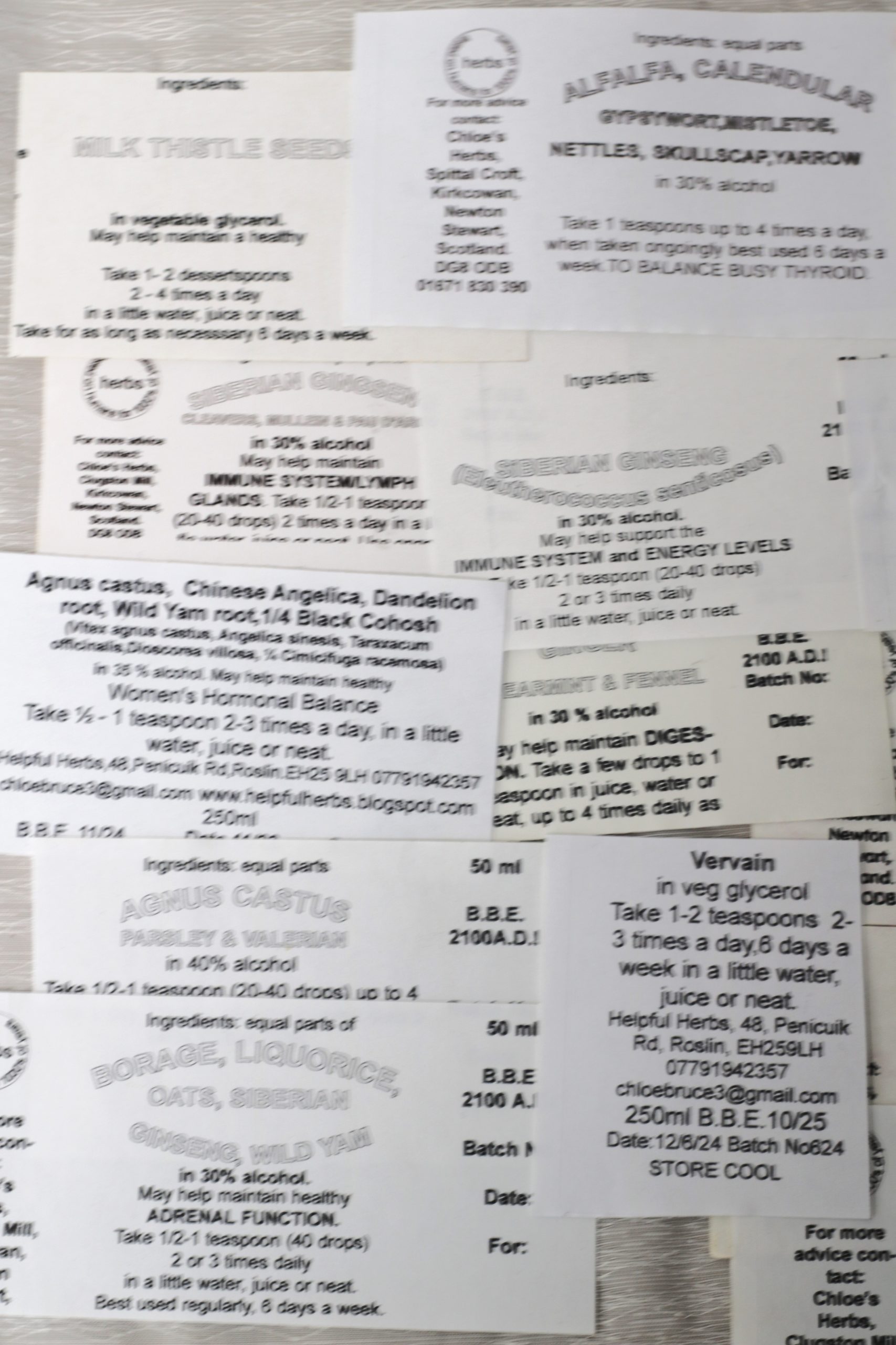 Bespoke herbs in veg glycerol - Image 5